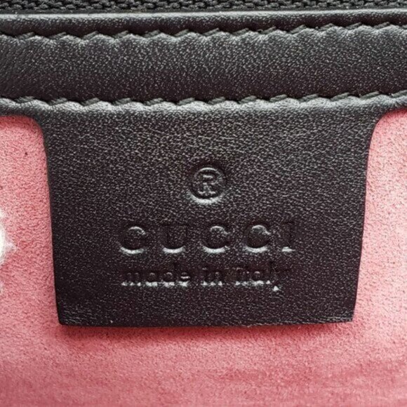 Gucci Sylvie Black Satin and Crystal Vintage Web Shoulder Bag 900-081323 - Picture 11 of 12